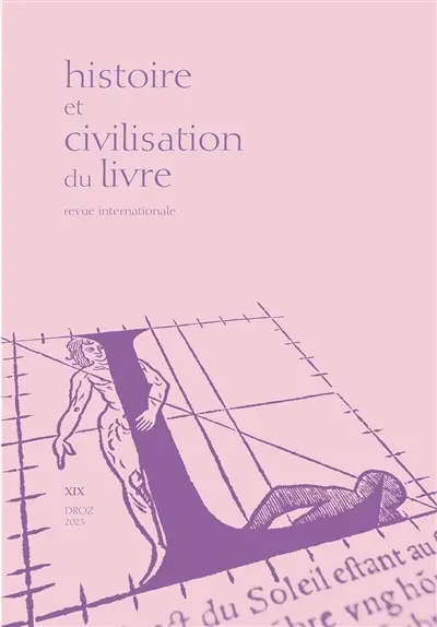 Histoire et civilisation du livre, n° 19. Les livres ont-ils un genre ?
