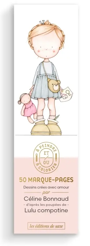 50 marque-pages à peindre et/ou à colorier