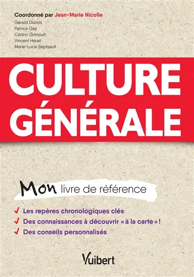Culture générale : mon livre de référence