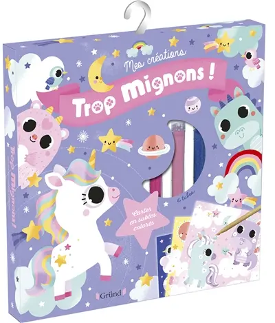 Trop mignons ! : cartes en sables colorés