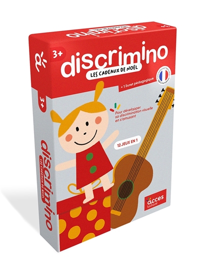 Les cadeaux de Noël : pour développer sa discrimination visuelle en s'amusant, 12 jeux en 1 : 3 +