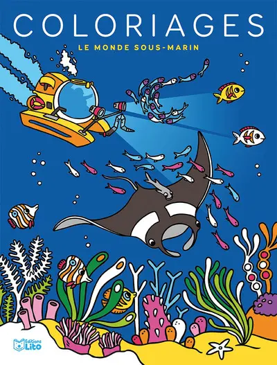 Le monde sous-marin : coloriages