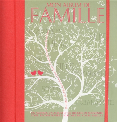Mon album de famille : un agenda, un album et un recueil de souvenirs pour reconstruire l'histoire de votre famille