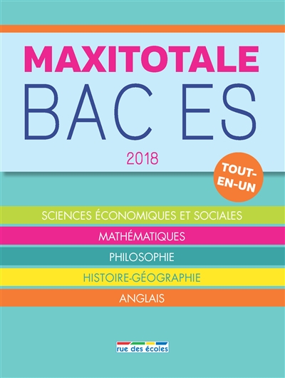 Maxitotale bac ES 2018 :...