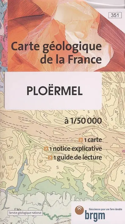 Ploërmel : carte géologique de la France
