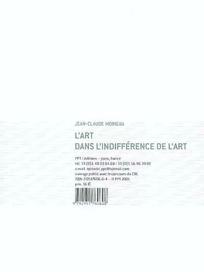 L'art dans l'indifférence de l'art
