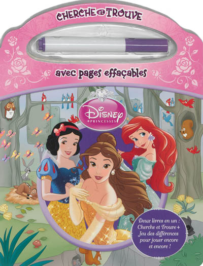 Disney princesses : cherche et trouve avec pages effaçables