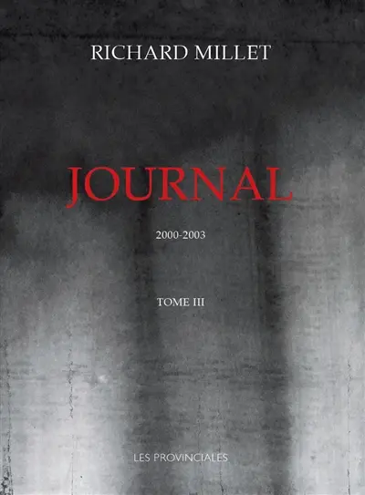 Journal. Vol. 3. 2000-2003