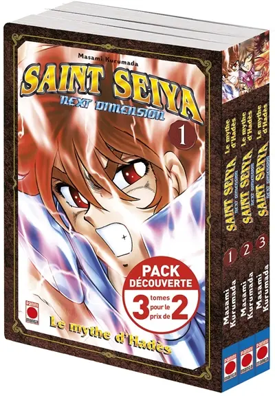 Pack découverte Saint Seiya next dimension : tomes 1 à 3
