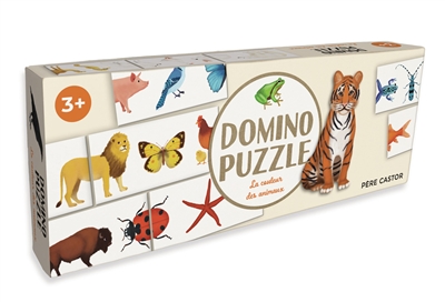 domino puzzle : la couleur des animaux