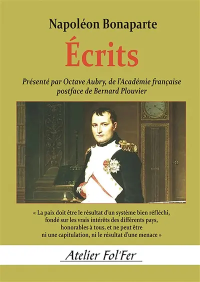 Ecrits de Napoléon Bonaparte