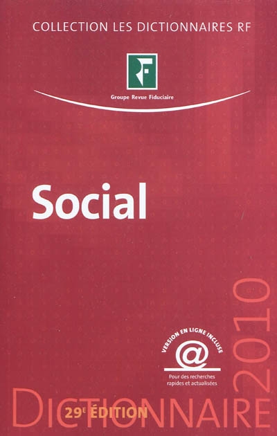 Social : dictionnaire 2010