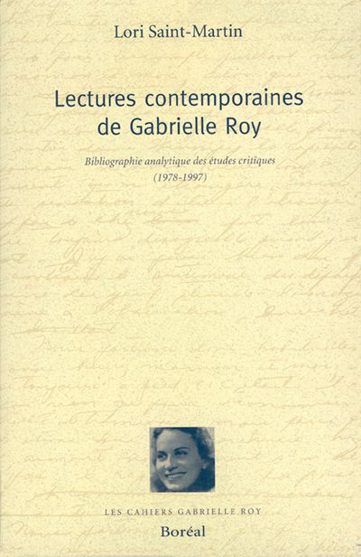 Lectures contemporaines de Gabrielle Roy
