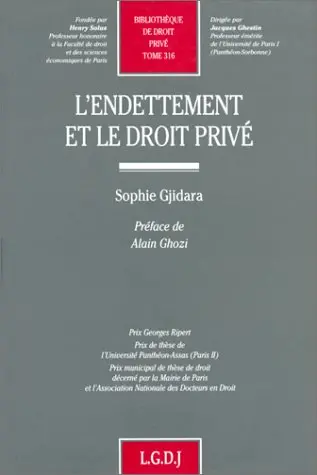 L'endettement et le droit privé