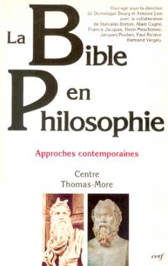 La Bible en philosophie : approches contemporaines