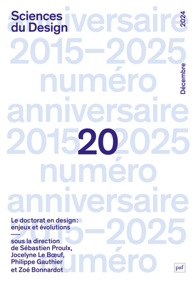Sciences du design, n° 20....