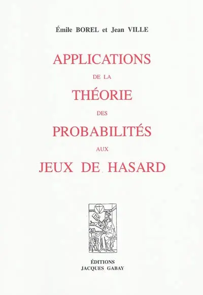 Applications de la théorie des probabilités aux jeux de hasard