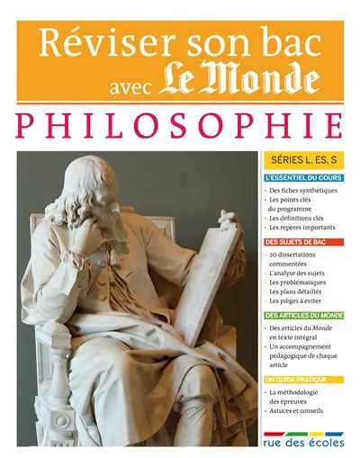 Philosophie terminale : séries L, ES, S