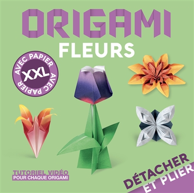 Origami fleurs : avec papier XXL