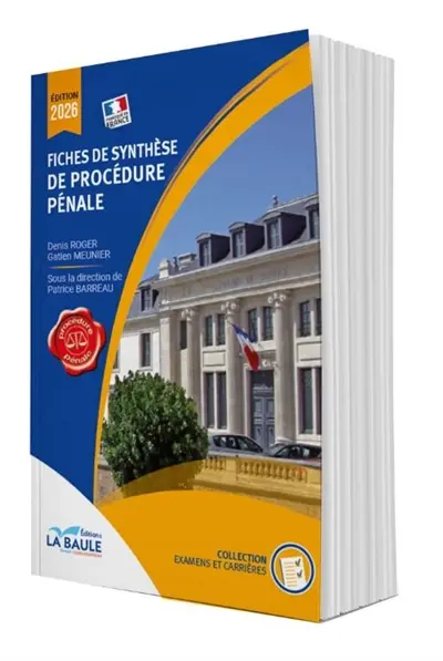 Fiches de synthèse de procédure pénale