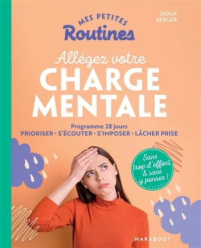 Mes petites routines allégez votre charge mentale : programme 28 jours : prioriser, s'écouter, s'imposer, lâcher prise