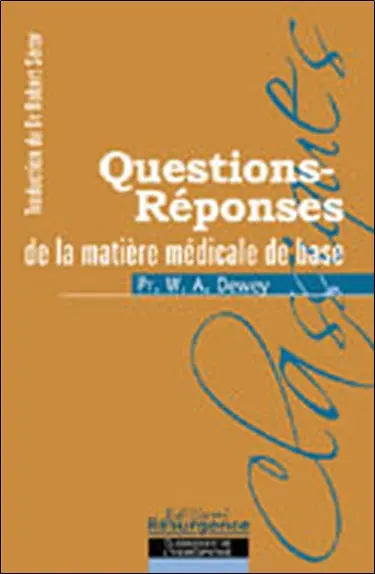 Questions-réponses de la matière médicale de base
