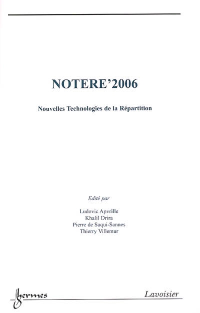 NOTERE 2006 : nouvelles...