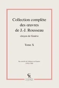 Oeuvres complètes. Vol. 10