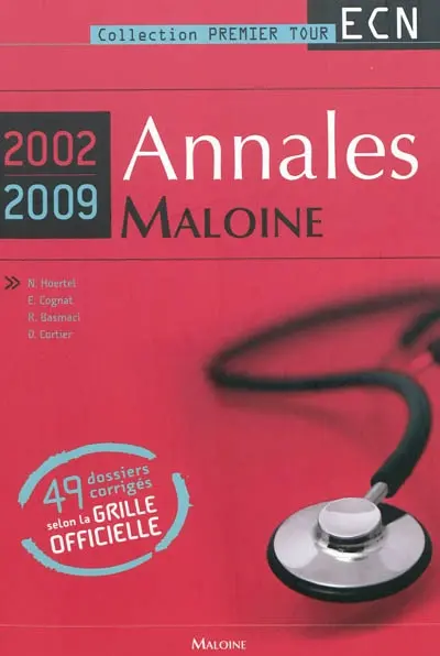 Annales Maloine internat-ECN 2002-2009