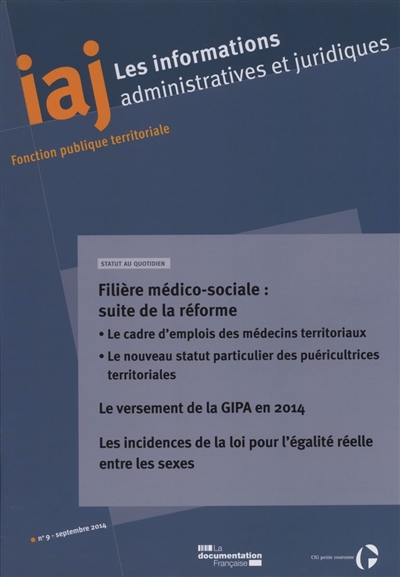 Informations administratives et juridiques, n° 9 (2014)