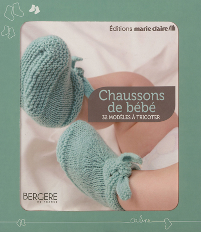Chaussons de bébé à tricoter : coffret