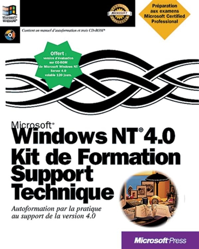 Kit de formation support technique pour Microsoft Windows NT 4.0