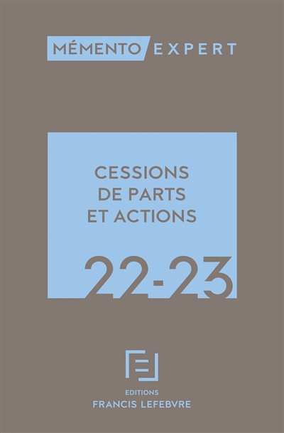 Cessions de parts et actions 2022-2023