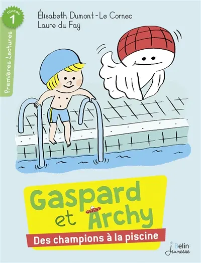 Gaspard et Archy. Des champions à la piscine