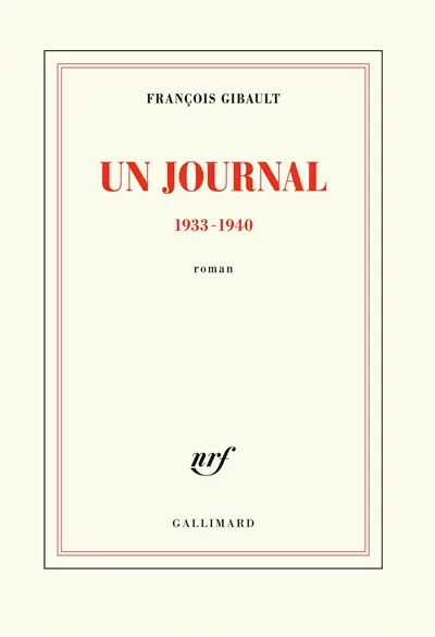 Un journal : 1933-1940