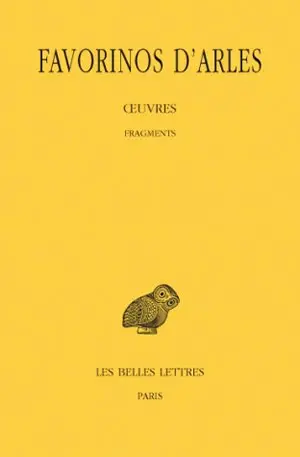 Oeuvres. Vol. 3. Fragments