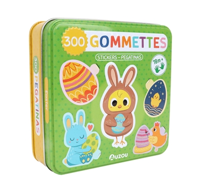 Boite de gommettes métal :...