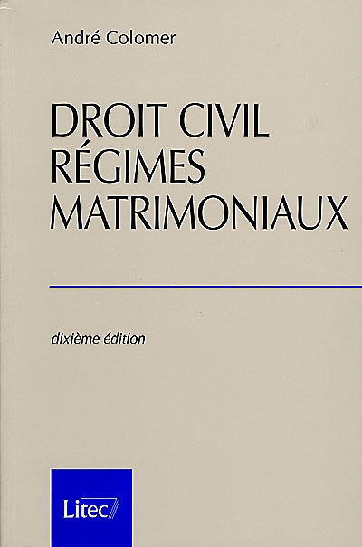 Droit civil : régimes matrimoniaux