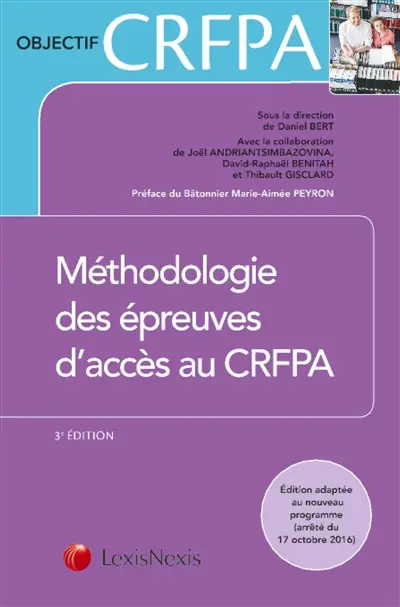 Méthodologie des épreuves d'accès au CRFPA