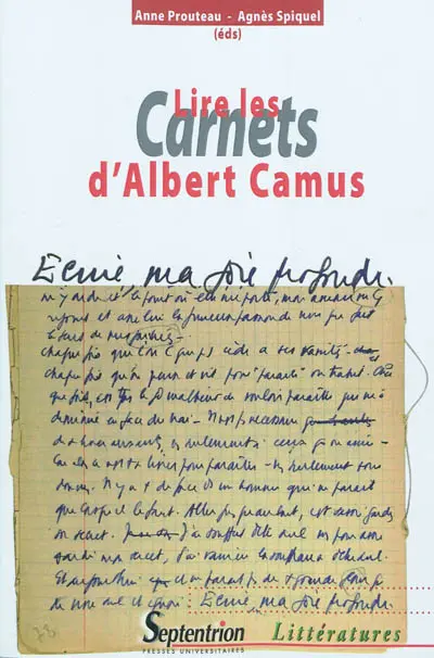 Lire les carnets d'Albert Camus