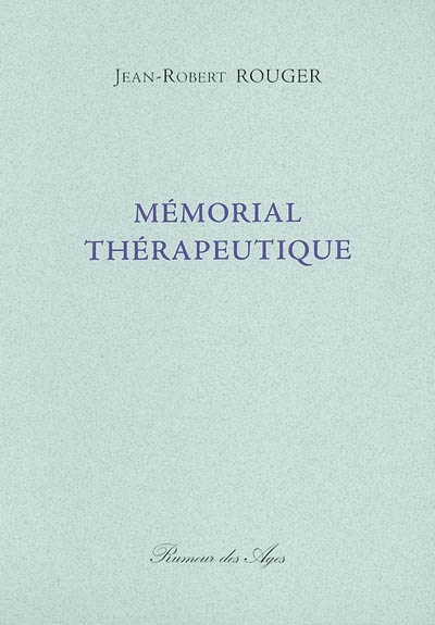 Mémorial thérapeutique
