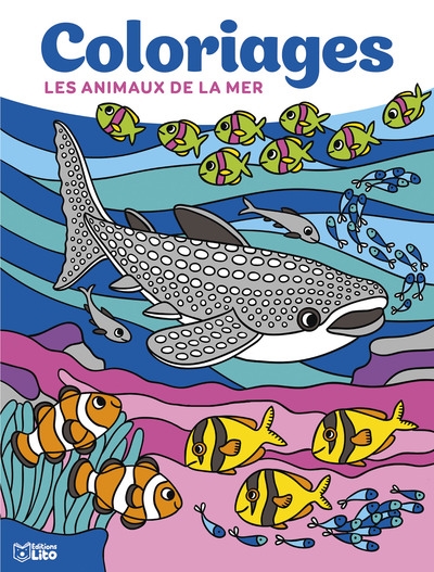 les animaux de la mer : coloriages