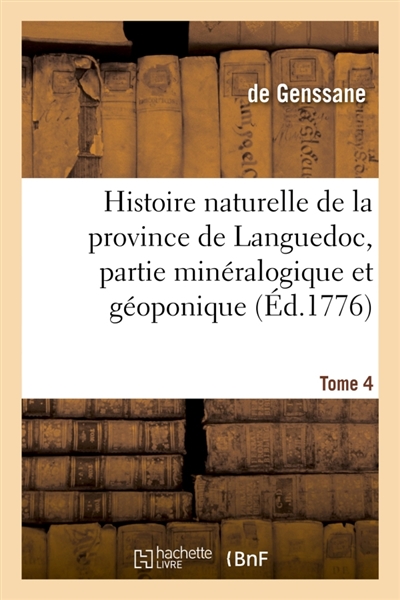 Histoire naturelle de la...