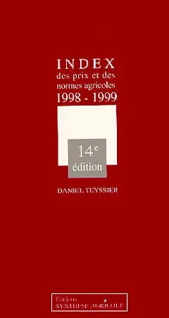 Index des prix et des normes agricoles : 1998-1999