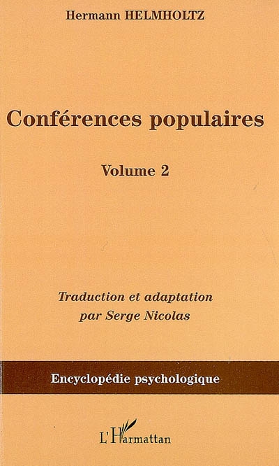 Conférences populaires. Vol. 2