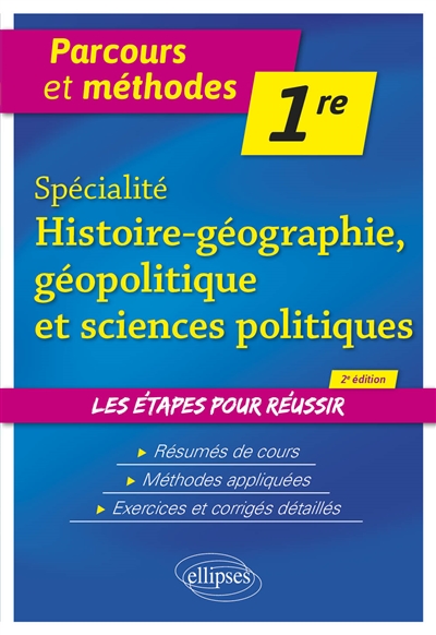 Spécialité histoire géographie, géopolitique et sciences politiques 1re