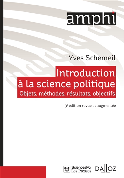 Introduction à la science politique : objets, méthodes, résultats, objectifs