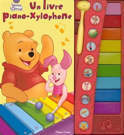 Winnie l'Ourson : un livre piano-xylophone