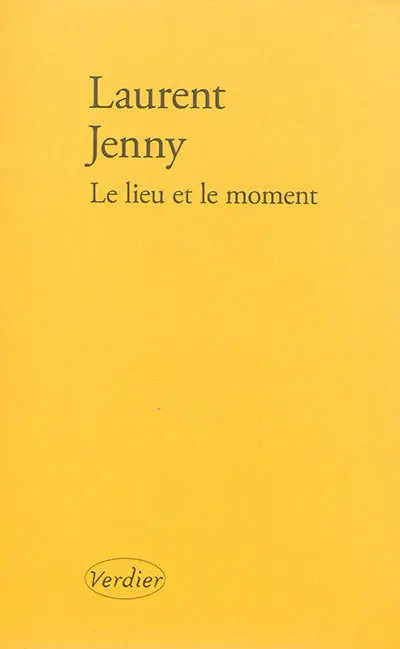 Le lieu et le moment