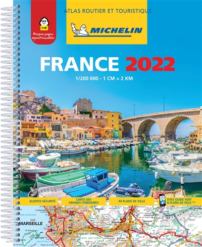 France 2022 : atlas routier et touristique